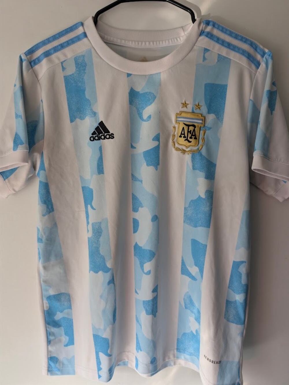 Argentina 2020 Home Jersey Adidas Replica Mens Medium Albiceleste Soccer Shirt